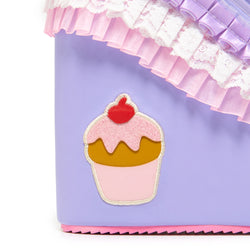 Cupcake Towers Platform Boots - Purple