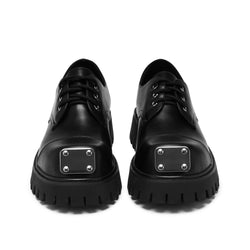 Gehrman Metal Cap Men's Chunky Shoes - Shadow-Size 11-Clearance