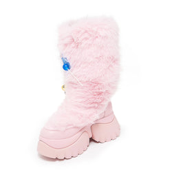 Sticky Situation - The Lollipop Furry Snow Boots