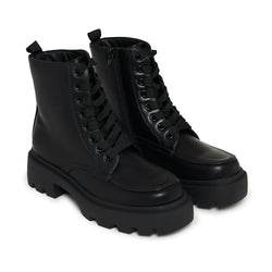 KOI Malai Lace up Boots - Black