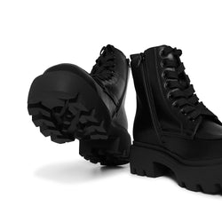KOI Malai Lace up Boots - Black