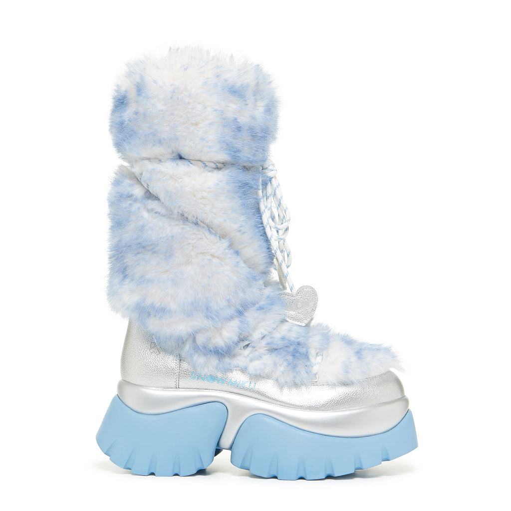 KOI_SNOW MIKU Fluffy ‘Monster’ Long Chunky Boots - 1