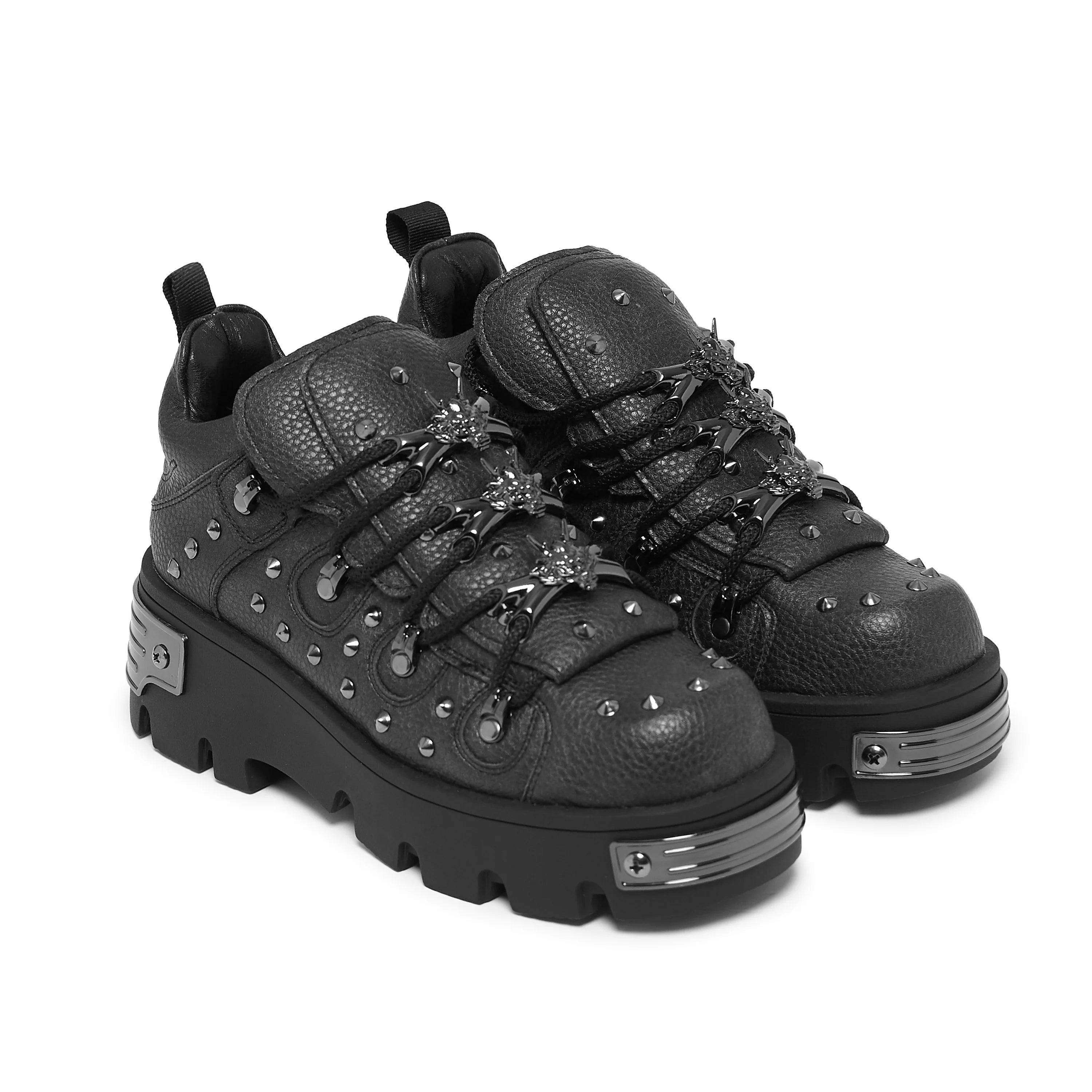 KOI Thurnax Chunky Hardware Trainers - Black