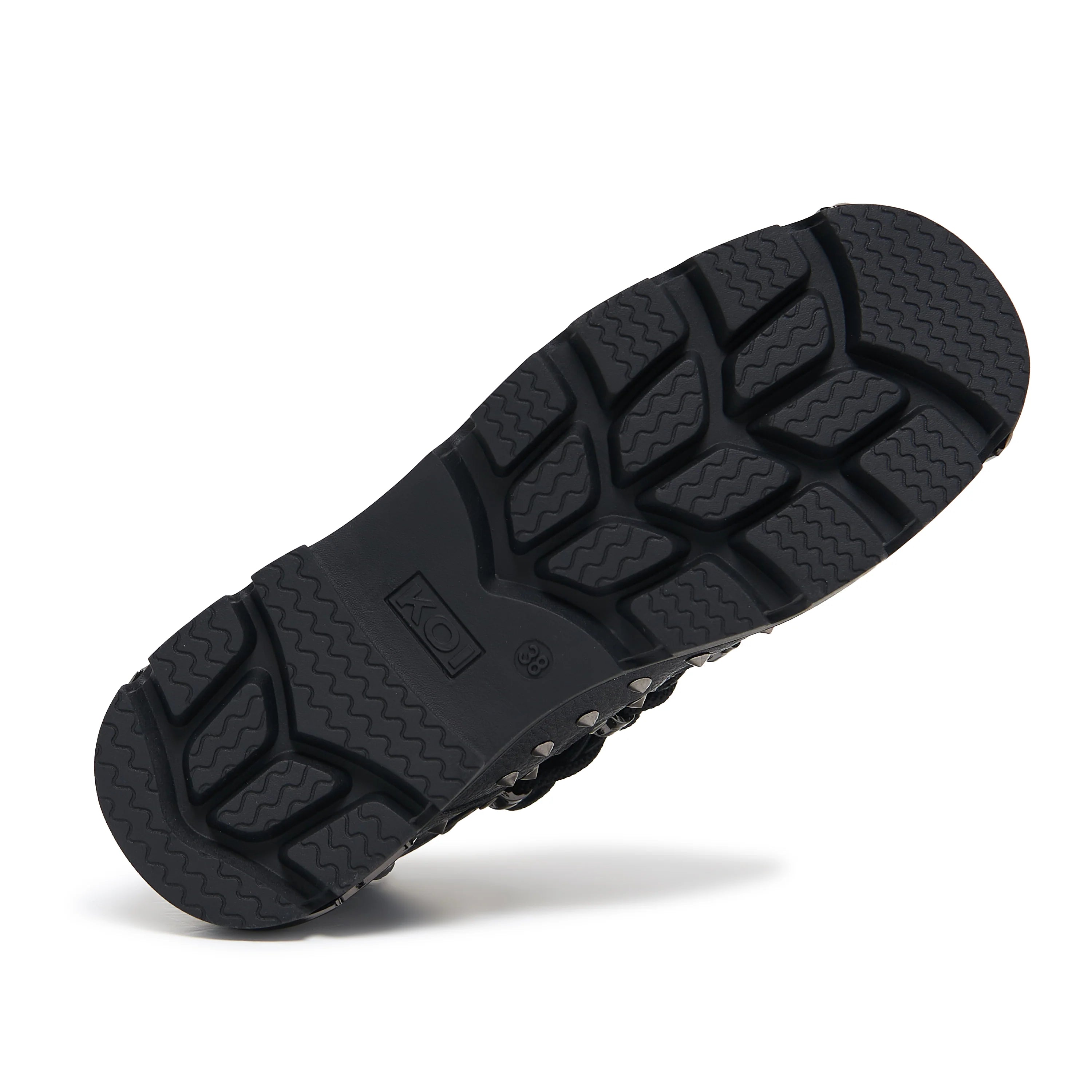 KOI Thurnax Chunky Hardware Trainers - Black