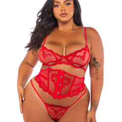 Baroque Heart 3-Piece Waspie Set