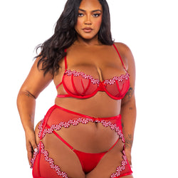 Peppermint Kiss 3-Piece Chaps Set