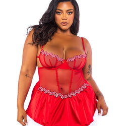 Peppermint Kiss Babydoll