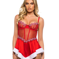 Peppermint Kiss Babydoll