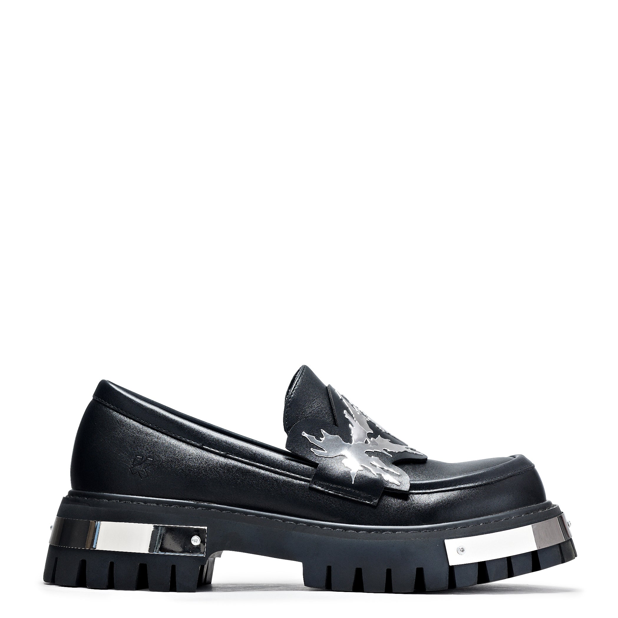 KOI My Metal Men's Loafers - Black-Size 9-Clearance