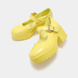 Tira Mary Jane Shoes 'Sunshine Yellow Edition'-Size 8-Clearance