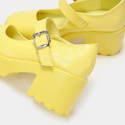 Tira Mary Jane Shoes 'Sunshine Yellow Edition'-Size 8-Clearance