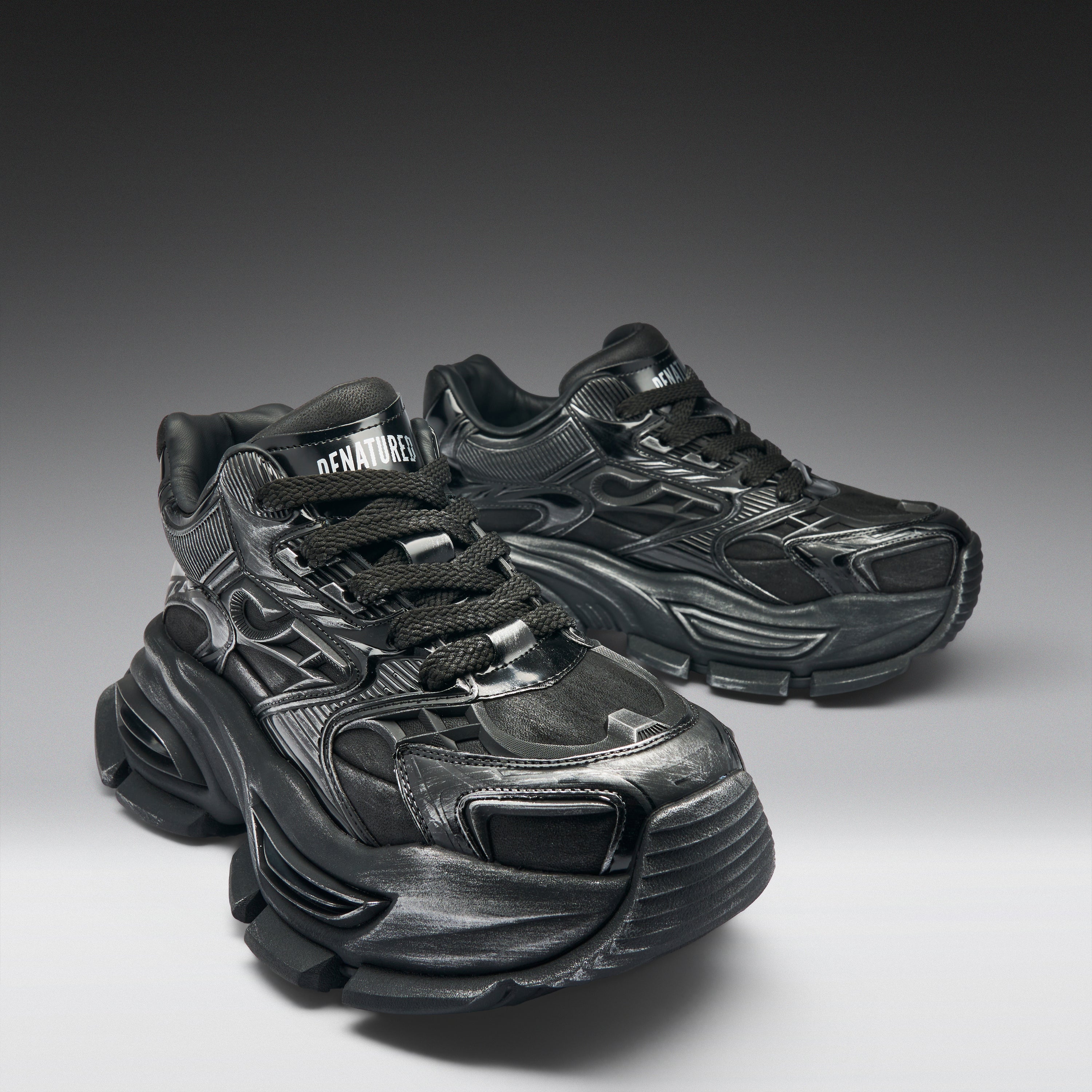 KOI Orbit Men's Chunky Trainers - Black