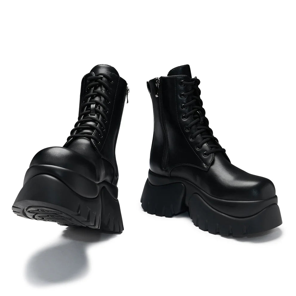 KOI Rancor Men's Vilun Black Lace Up Boots-Clearance
