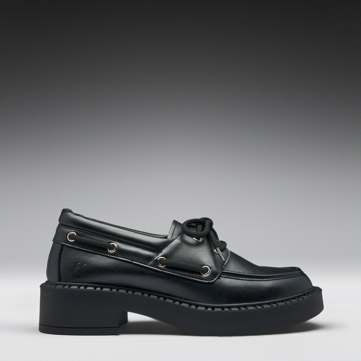 KOI Arwen Tale Boat Shoes - Black-Clearance