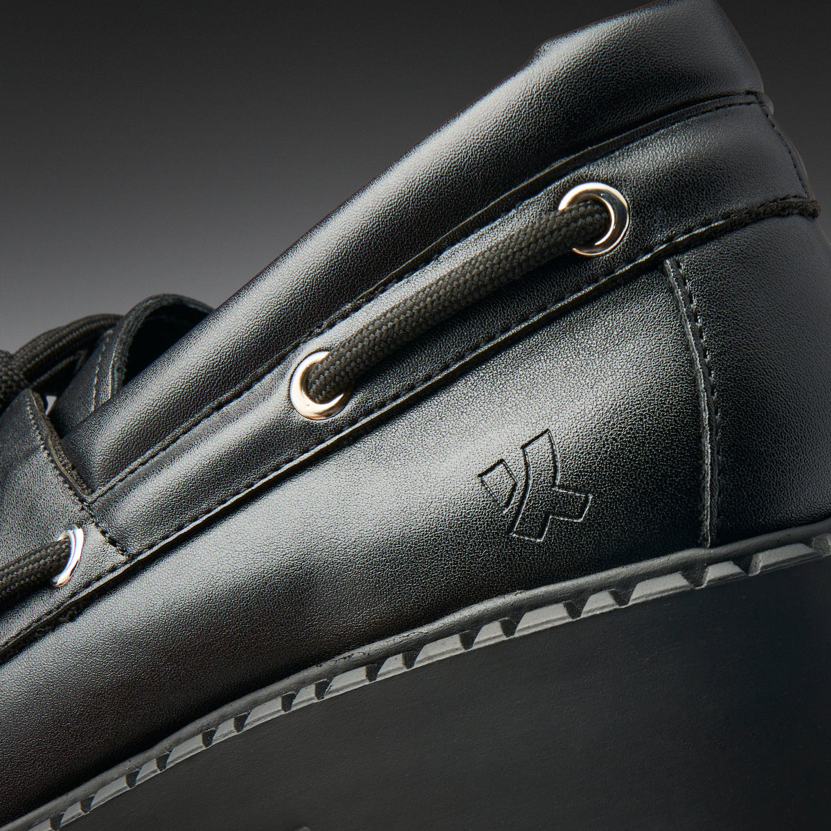 KOI Arwen Tale Boat Shoes - Black-Clearance