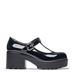 KOI SAI Black Mary Jane Shoes 'Patent Edition'-Size 5-Clearance
