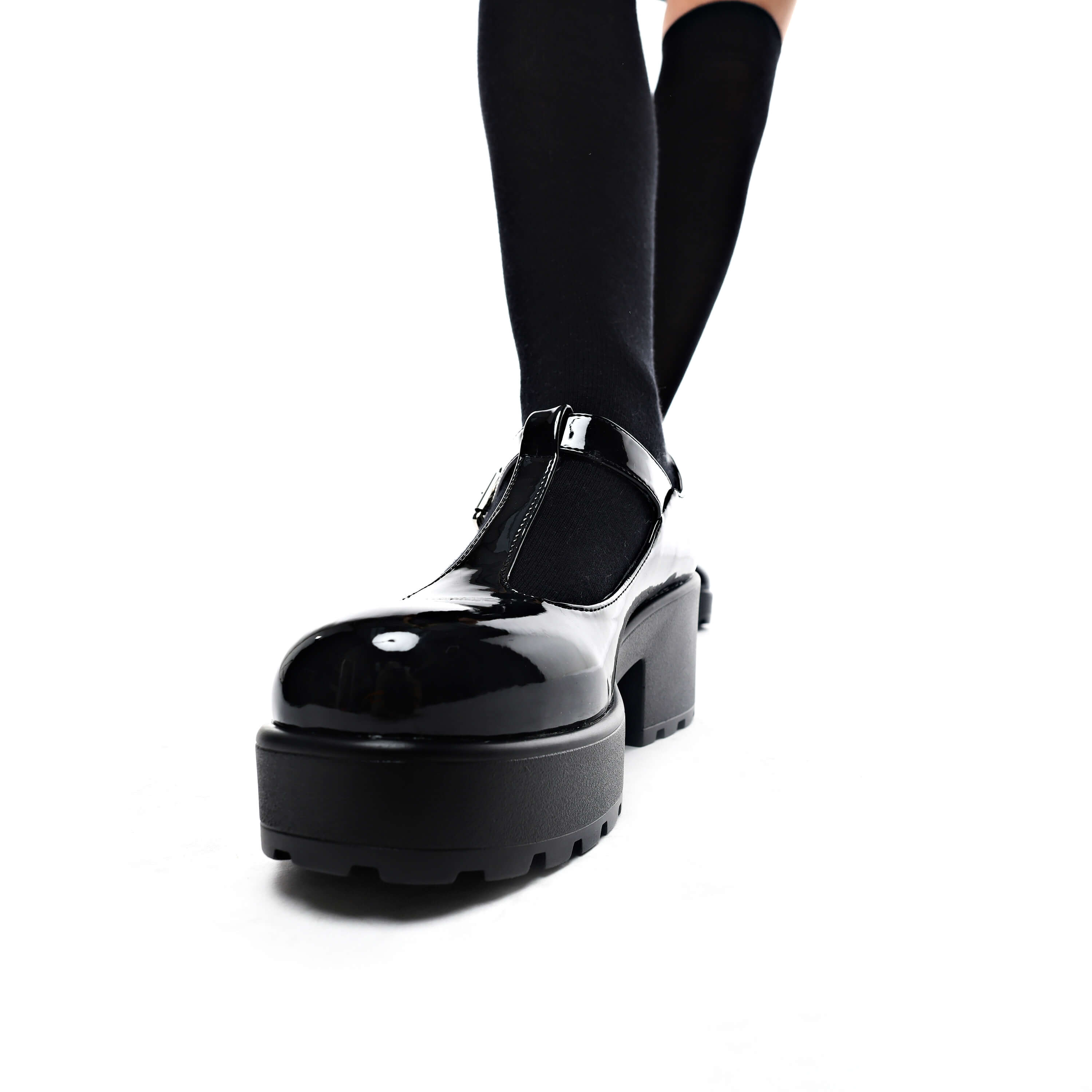 KOI SAI Black Mary Jane Shoes 'Patent Edition'-Size 5-Clearance
