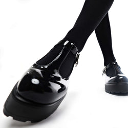 KOI SAI Black Mary Jane Shoes 'Patent Edition'-Size 5-Clearance