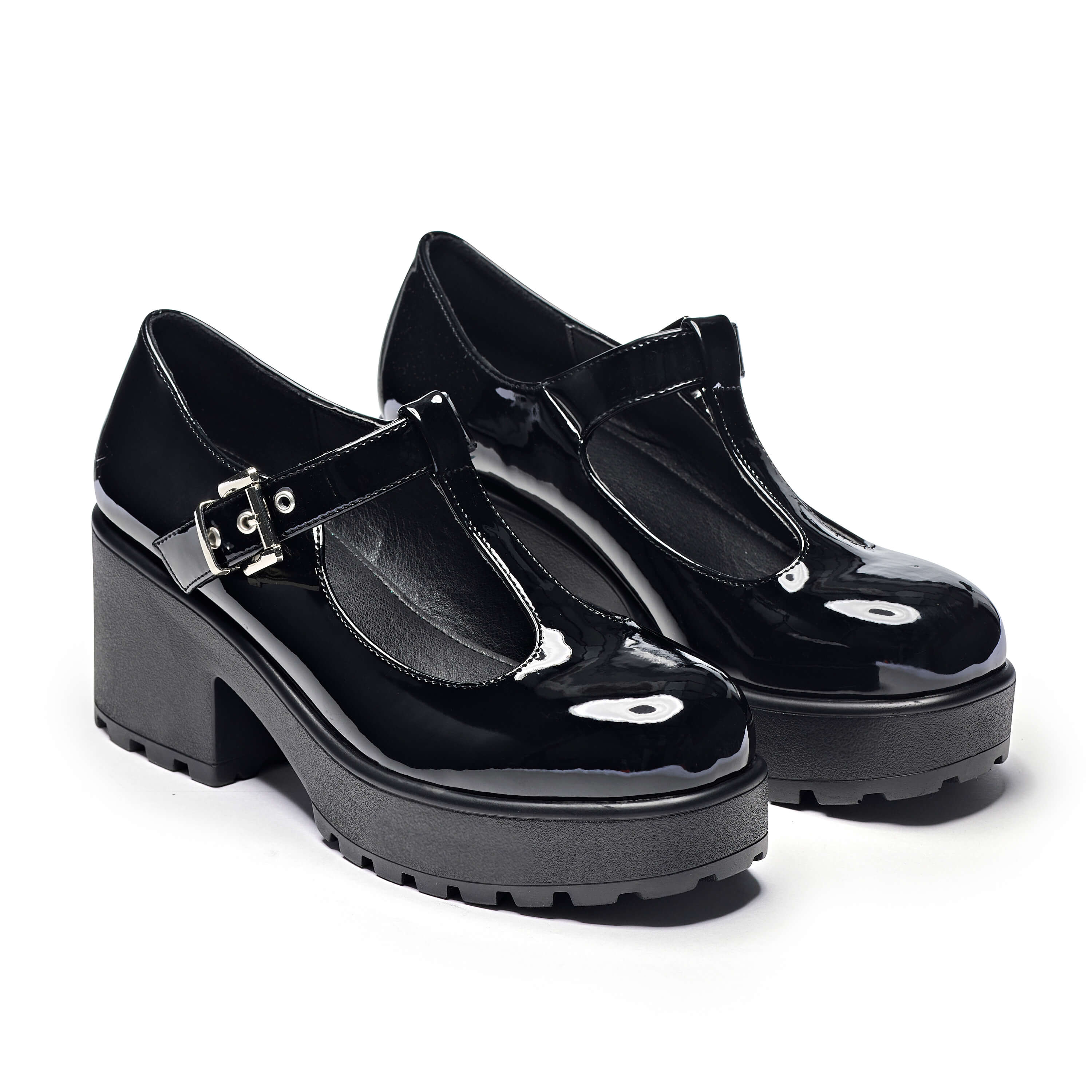 KOI SAI Black Mary Jane Shoes 'Patent Edition'-Size 5-Clearance