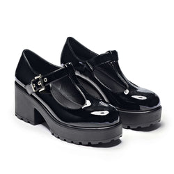 KOI SAI Black Mary Jane Shoes 'Patent Edition'-Size 5-Clearance