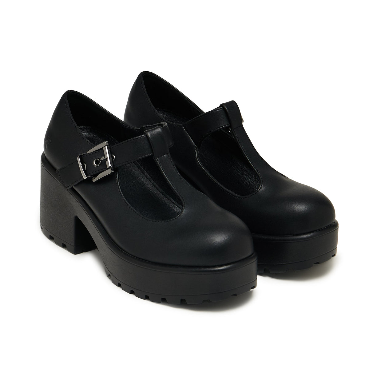 KOI SAI Black Mary Jane Shoes 'Faux Leather Edition'-Clearance