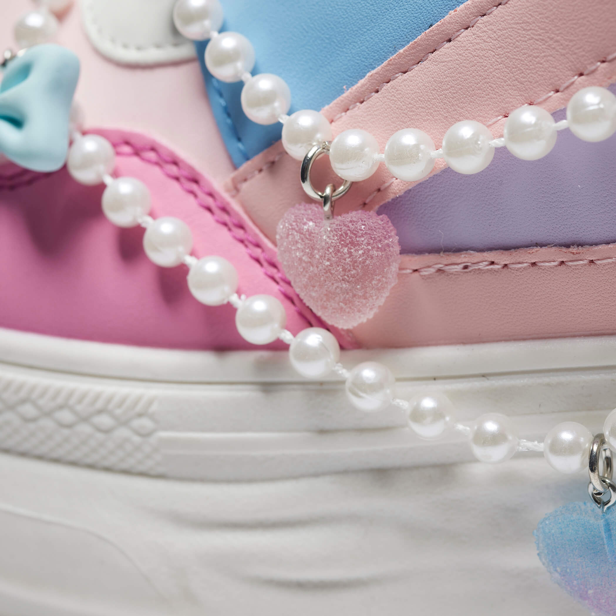 KOI Sugar Wishes Chunky Hi Top Trainers - Pastel Multi