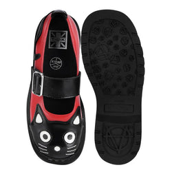 TUK Black & Red Kitty Mary Jane