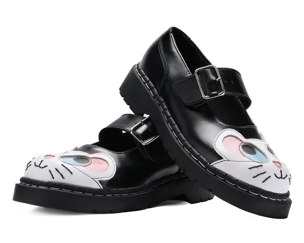 TUK Black Mouse Mary Jane-Clearance