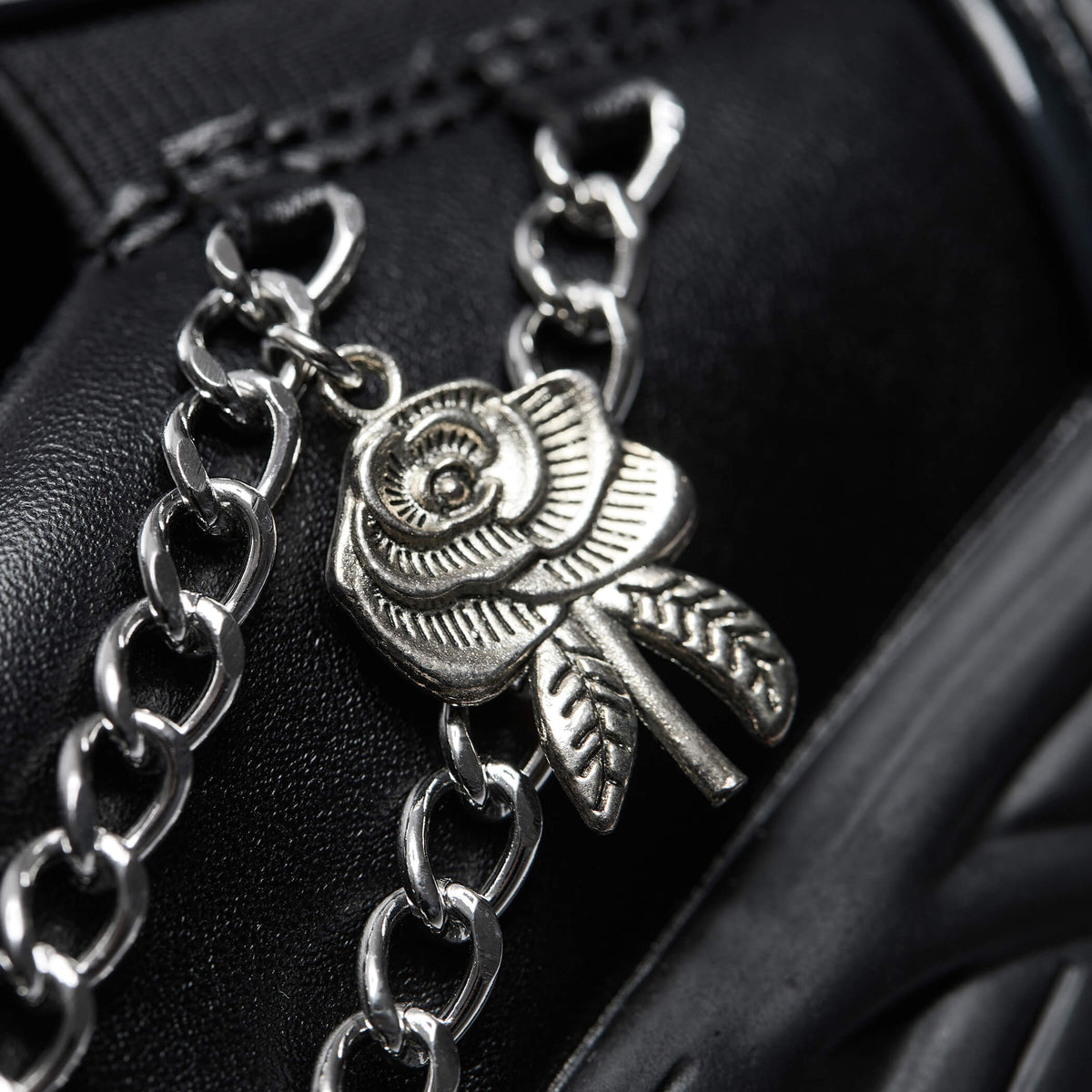 The Summoner Mystic Charm Chunky Slip Ons - Black - Shoes - KOI Footwear - Black - Detail