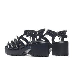 The Swordslayer Chunky Sandals - Black-Size 12-Clearance