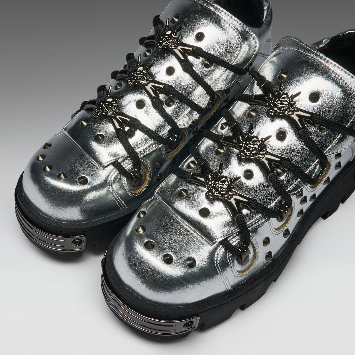 Thurnax Silver Elixir Chunky Hardware Trainers