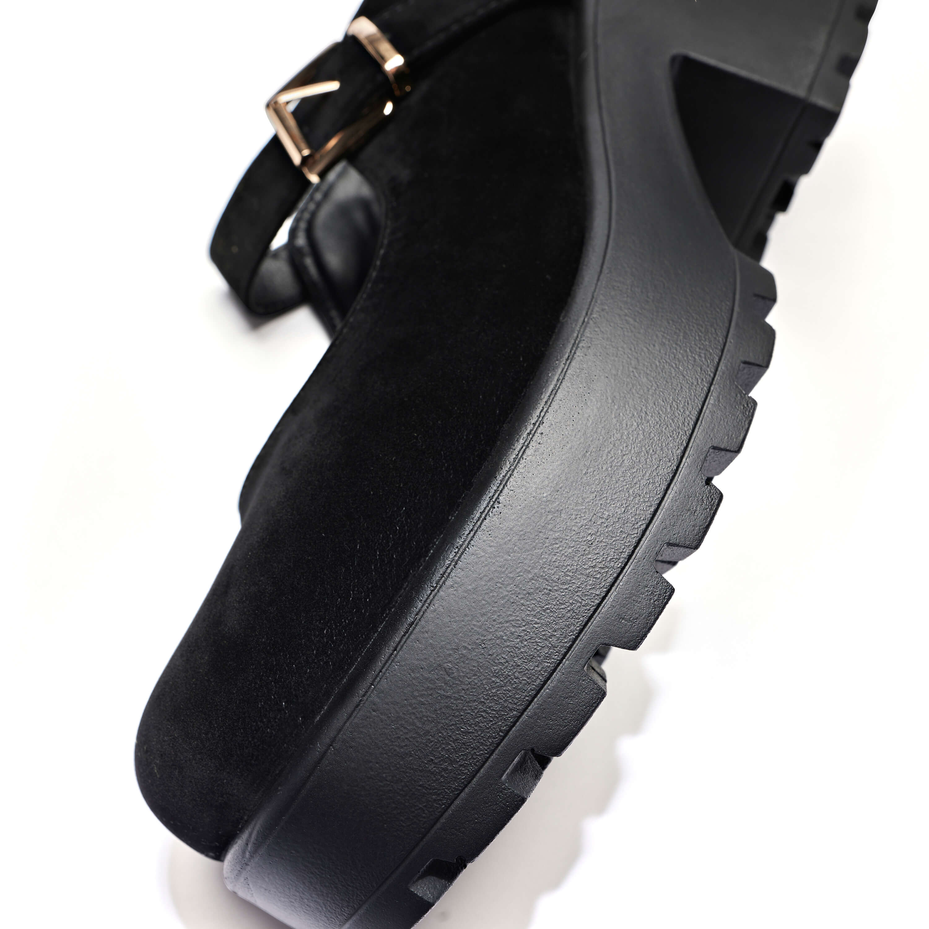 TIRA Black Mary Jane Shoes 'Suede Edition'-Clearance