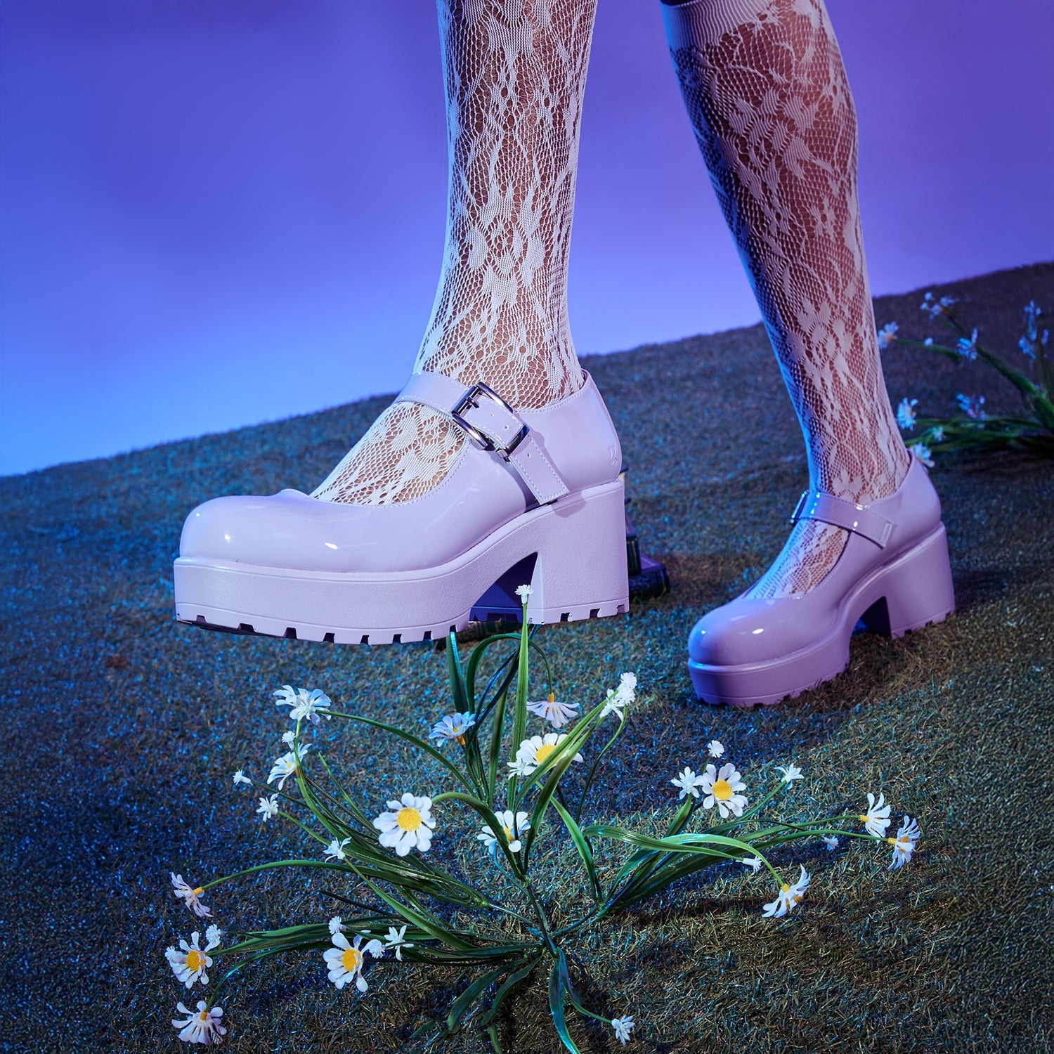 KOI Tira Mary Jane Shoes ' Lilac Nectar Patent Edition'-Clearance