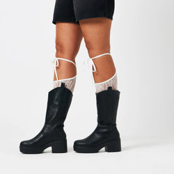 KOI WINTU Long Chunky Western Cowboy Boots