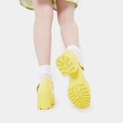 Tira Mary Jane Shoes 'Sunshine Yellow Edition'-Size 8-Clearance