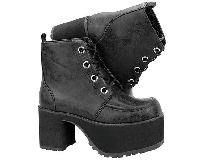 TUK Distressed Ankle Nosebleed Boots-Clearance