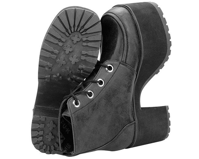 TUK Distressed Ankle Nosebleed Boots-Clearance