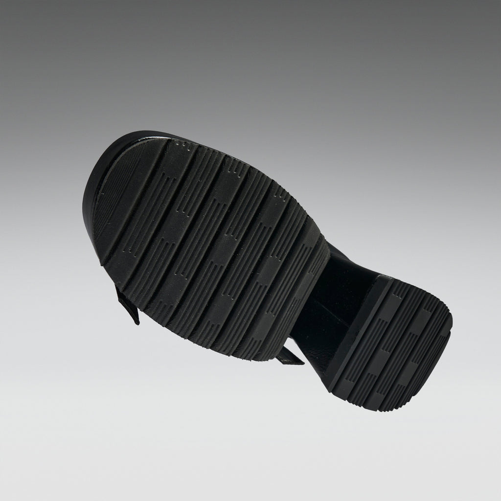 KOI Avalon Strappy Heeled Shoes- Ebony-Clearance