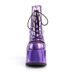Demonia Camel-203-Purple Hologram-Size 9-Clearance