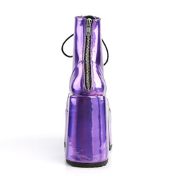 Demonia Camel-203-Purple Hologram-Size 9-Clearance