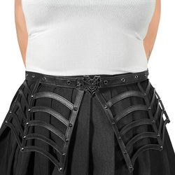 Demonia Da-315 Spiderweb Cutout Belt