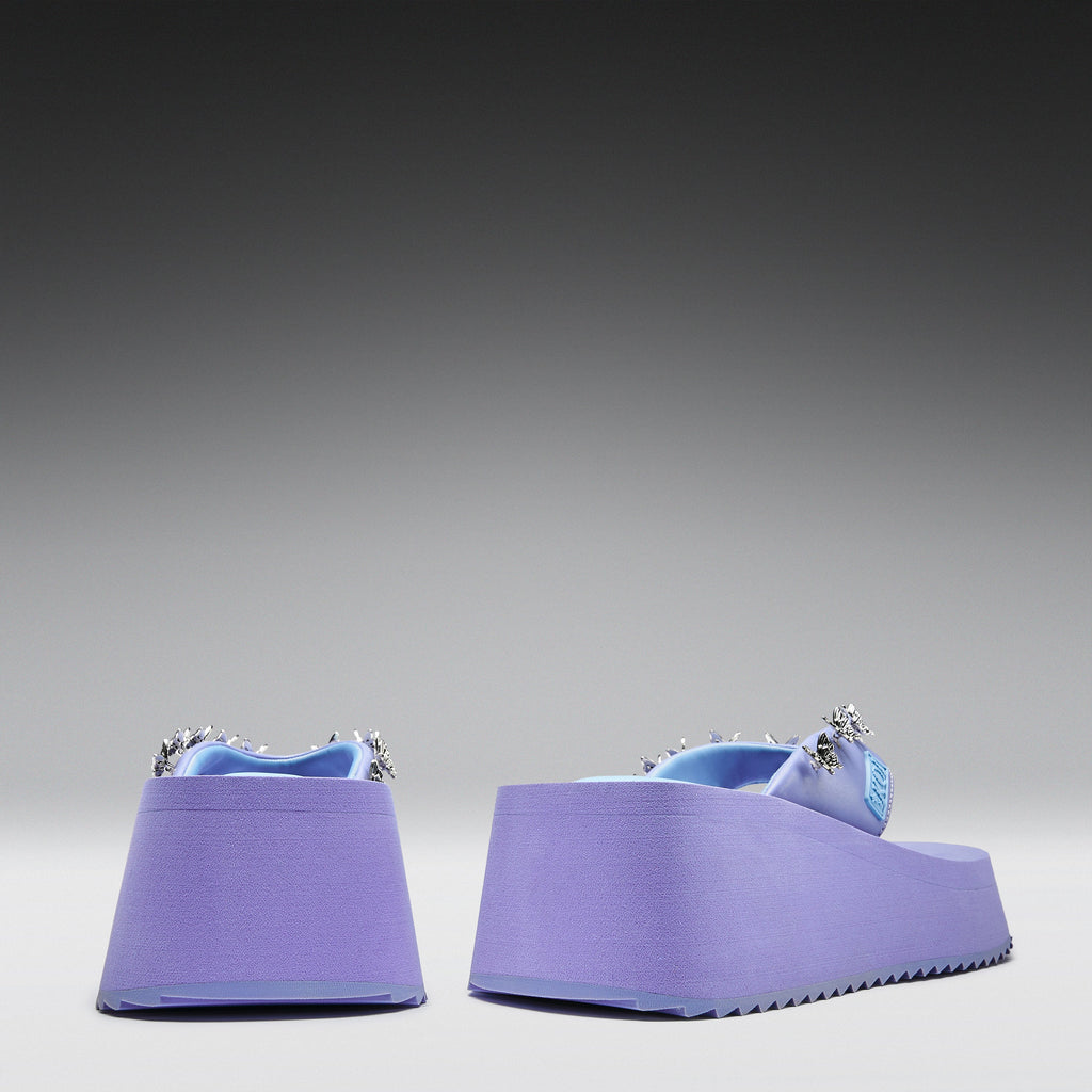 KOI Daydreamer Flatform Thong Sandals-Lilac