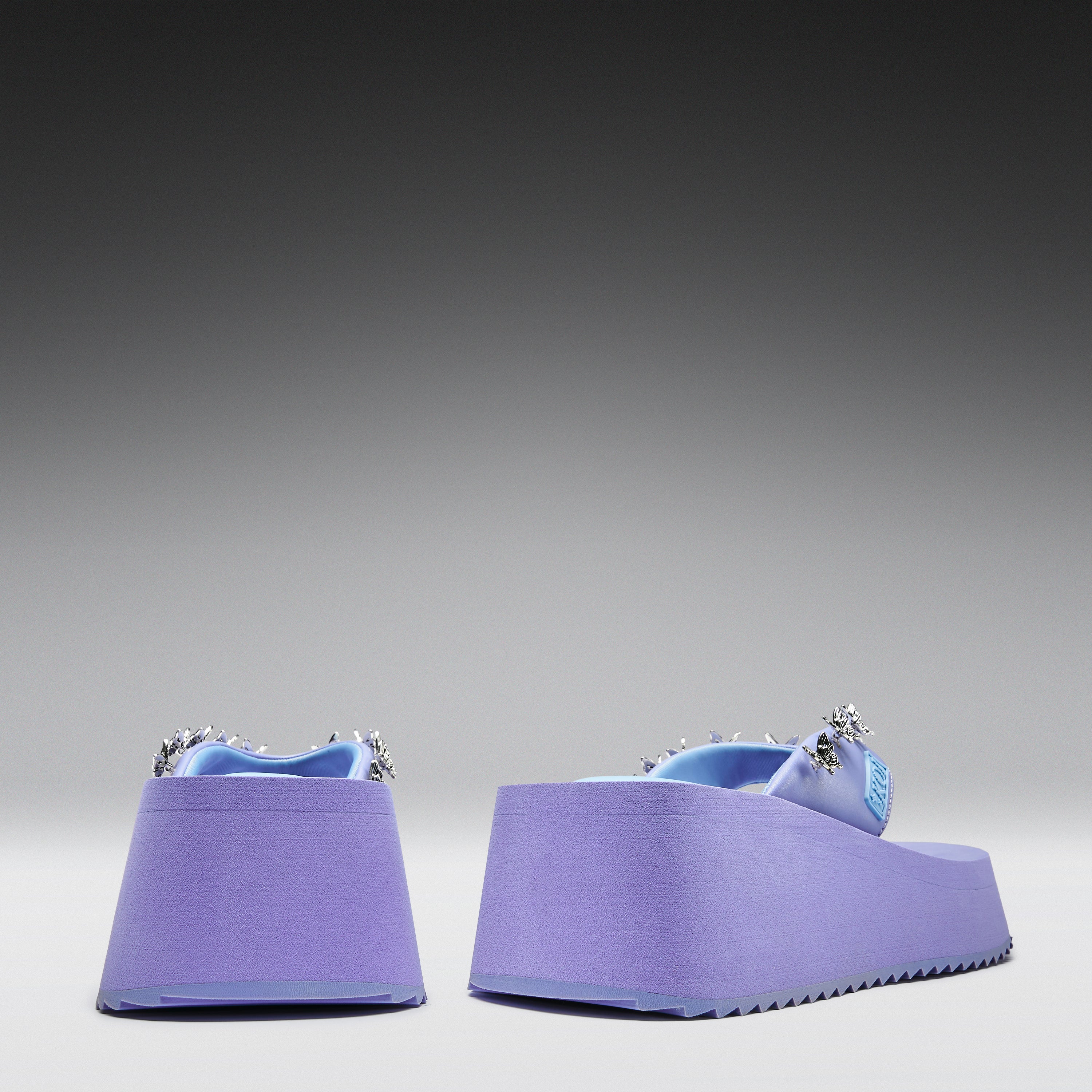 KOI Daydreamer Flatform Thong Sandals-Lilac