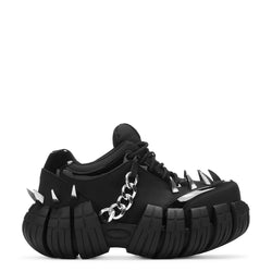 Deathbrand 'Octo' Men's Spike Tread Trainers-Black-Size 9-Clearance