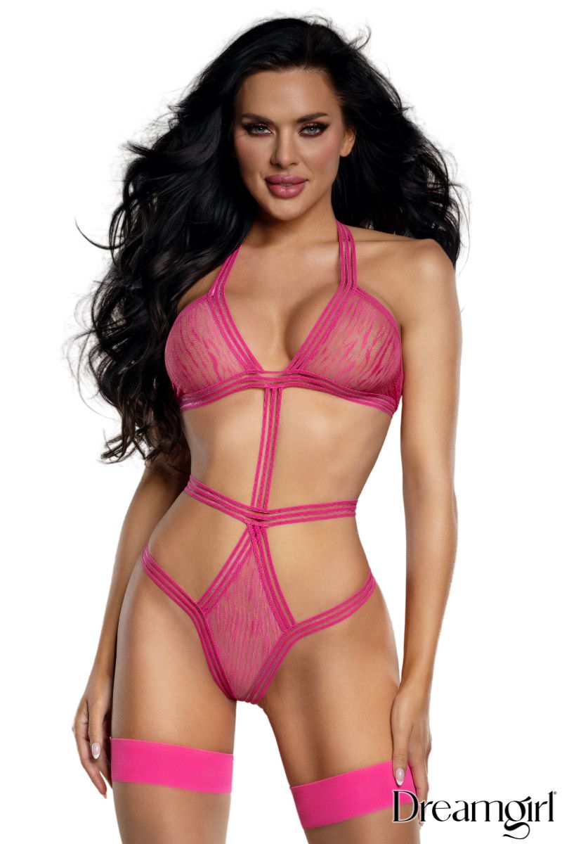 Dreamgirl Tiger Mesh Teddy