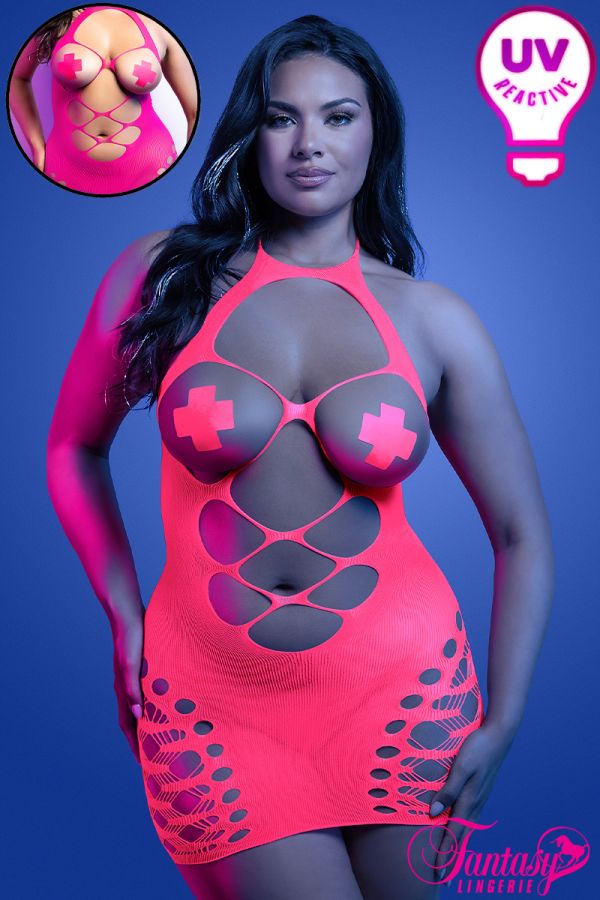 UV Reactive Dress & Pasties