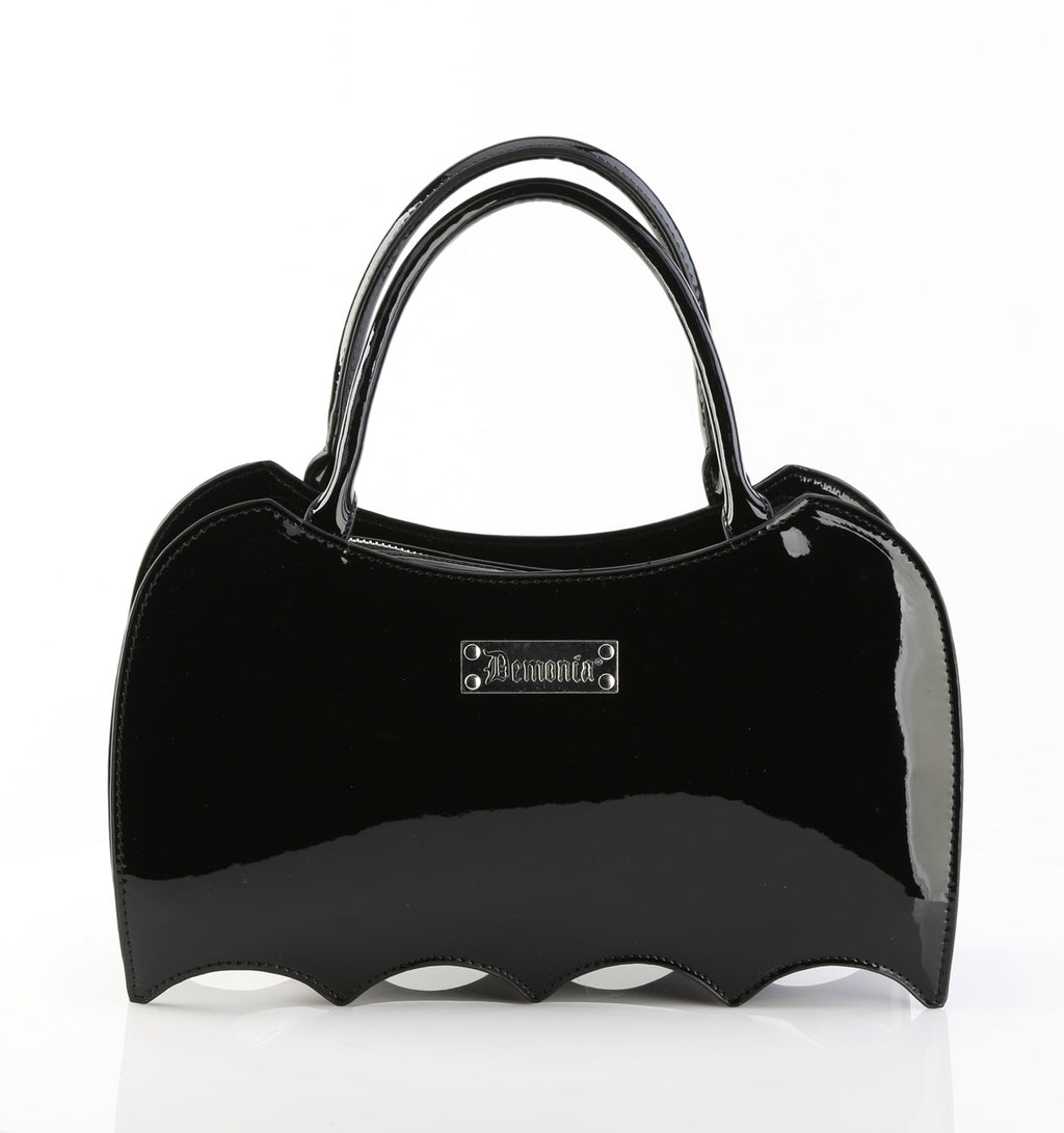 Demonia Hb-115 Patent Bat Shaped Handbag