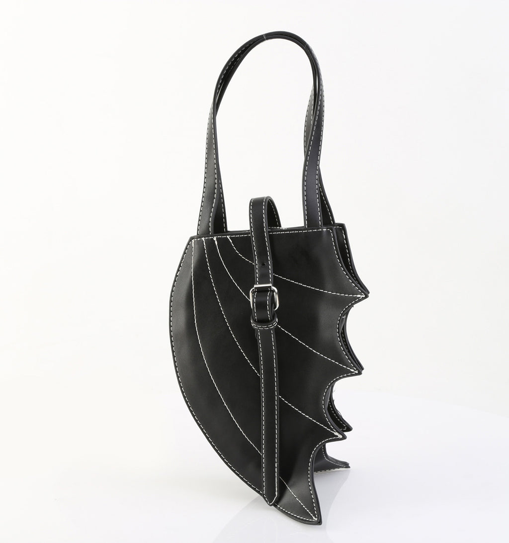 Demonia Hb-215 Faux Leather Batwing Handbag