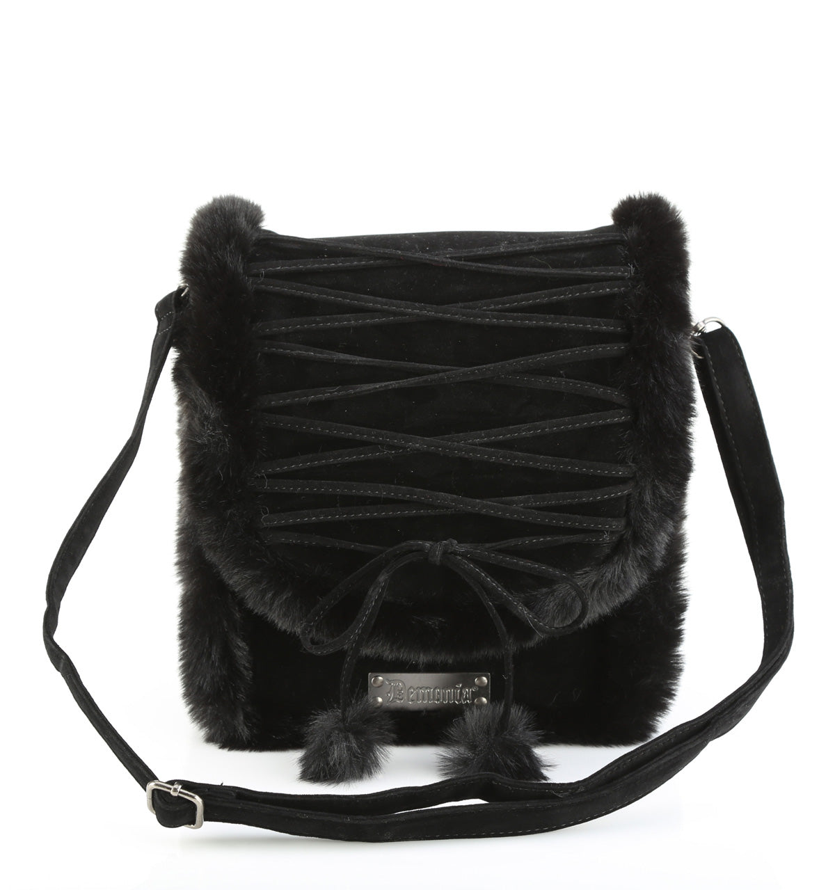 Demonia HB-663 Faux Fur Crossbody Bag