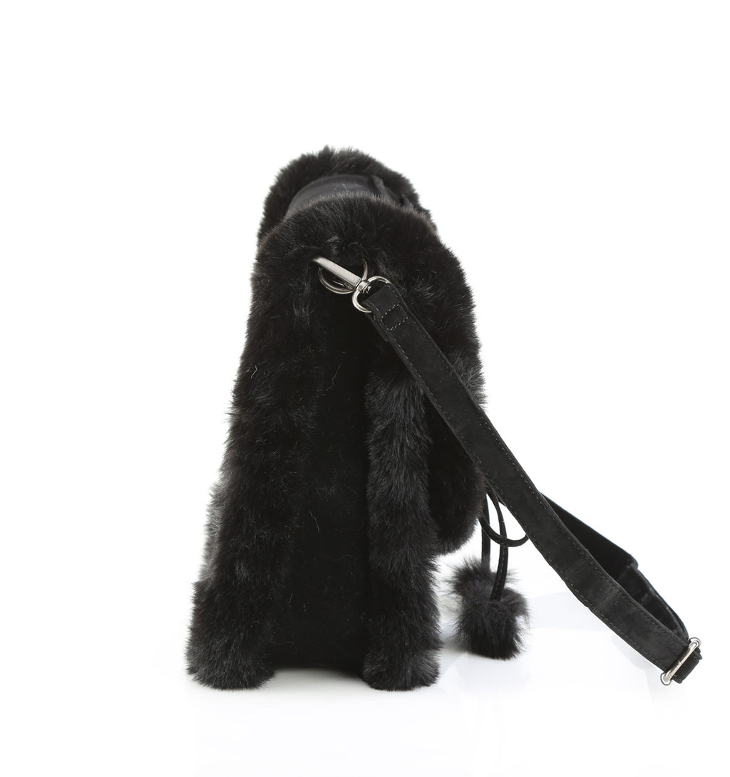 Demonia HB-663 Faux Fur Crossbody Bag